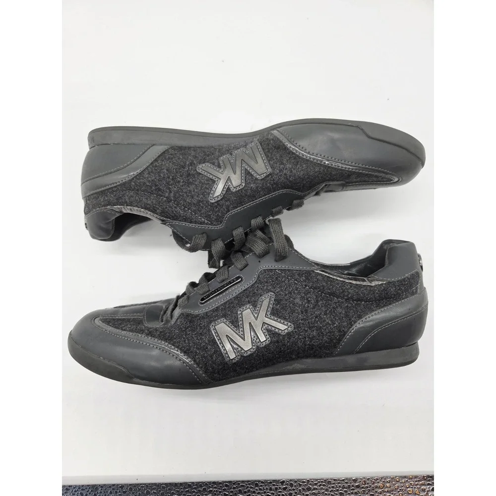 MICHAEL KORS Women's‎ Genuine Calf Hair Gray Sneakers. Size 8 ReAD